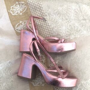 Wild Fable Pink Chunky Heel